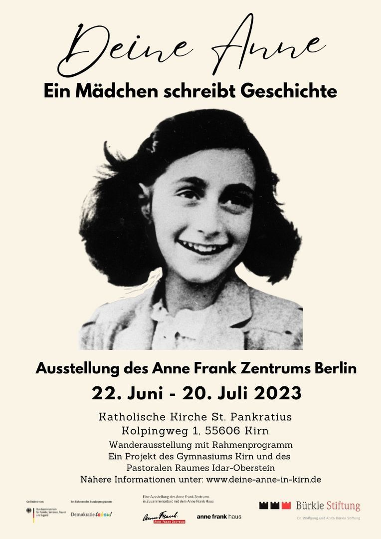 Bildnachweis im Plakat: Fotosammlung Anne Frank Haus Amsterdam